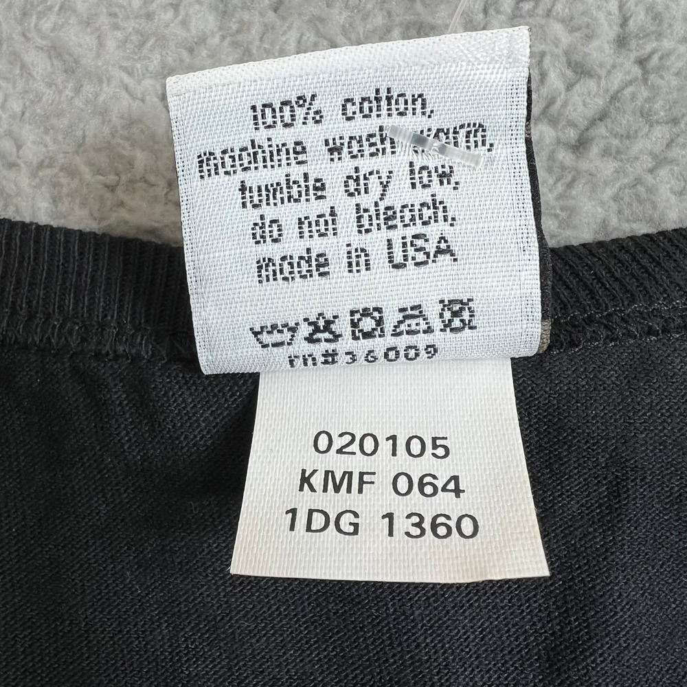 Calvin Klein Jeans Tank Top Juniors Medium Black Graphic Logo Cotton VTG NWT - Picture 4 of 7